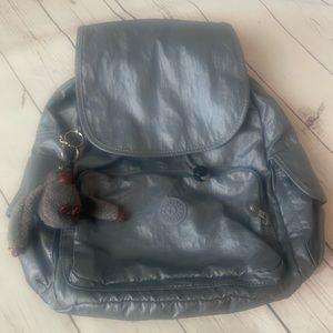 Kipling Women's City Pack Backpack All-Day Versatile Daypack Silver Gray